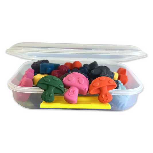 Happy Mushroom Crayon Box